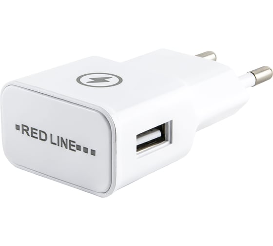 СЗУ Red Line 1 USB модель NT-1A, 1A + кабель MicroUSB, белый УТ000013625