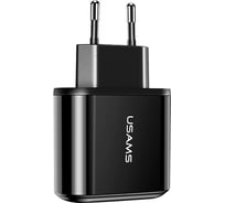 СЗУ USAMS Модель - US-CC085 T23 USB QC3.0+PD3.0 18W Digital Display Fast Charger УТ000021890