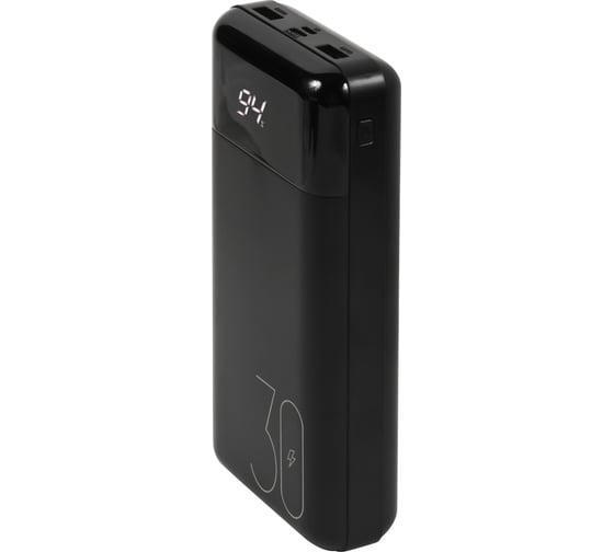 Внешний АКБ USAMS US-CD103 30000 mAh, PD+QC 3.0, черный 30KCD10301 УТ000019962