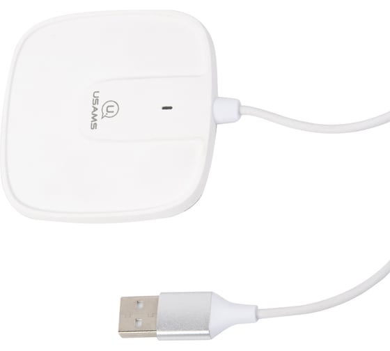 Беспроводная зарядка USAMS US-CD153, Magsafe, 3A, белый CD153DZ02 УТ000023223