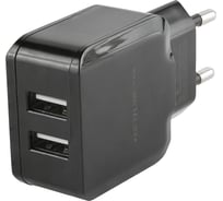 СЗУ Red Line 2 USB модель NC-2.4A, 2.4A, черный УТ000013933