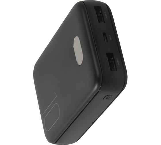 Внешний АКБ USAMS US-CD66 PB9 Dual USB Mini Digital Power Bank черный 10000mAh УТ000021866