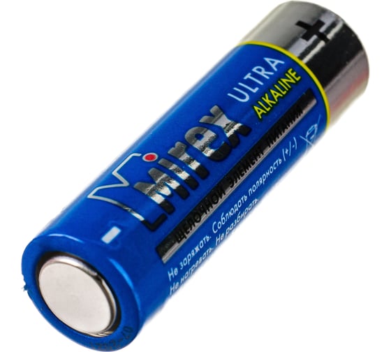 Батарея Mirex, щелочная LR6 / AA 1,5V 4 шт shrink 23702-LR6-S4
