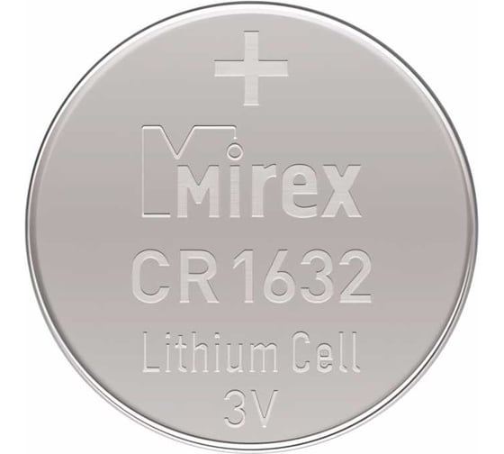 Батарея Mirex, литиевая CR1632 3V 4 шт ecopack 23702-CR1632-E4 1