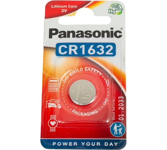 Батарейка Panasonic Power Cells CR1632 B1 5924