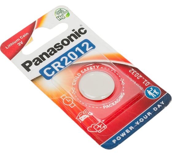 Батарейка Panasonic Power Cells CR2012 B1 7518