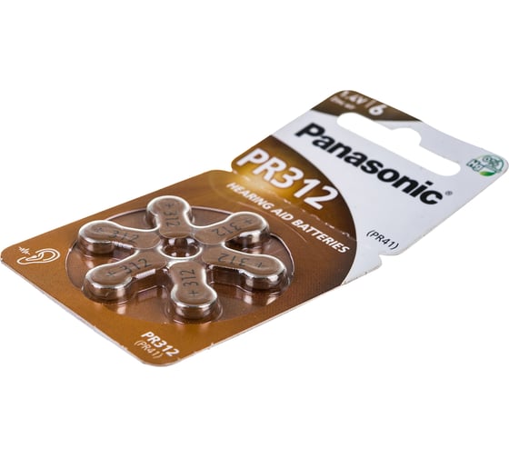 Батарейка Panasonic PR - 312 H 3017