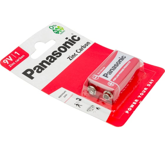Батарейка Panasonic 6F22 Zinc Carbon BL1 254