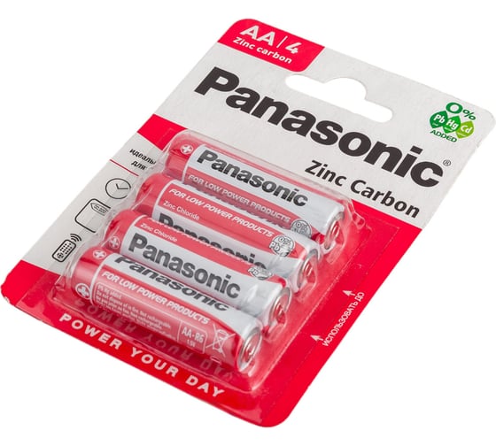 Батарейка Panasonic R6 Zinc Carbon BL4 166