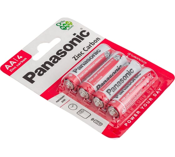 Батарейка Panasonic R6 Zinc Carbon BL4 166