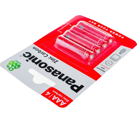 Батарейка Panasonic R03 Zinc Carbon BL4 182