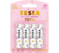 Батарейки Tesla AA TOYS+ GIRL 4 шт. 8594183397764