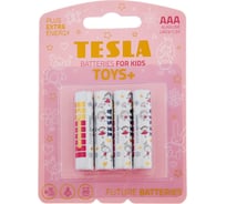 Батарейки Tesla AAA TOYS+ GIRL 4 шт. 8594183397825