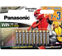 Элементы питания Panasonic LR03 Everyday Power BL10 7+3 PR УТ-00000604