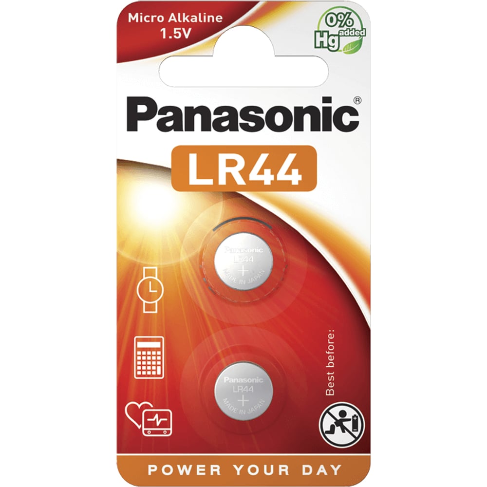 Батарейка Panasonic LR-44EL/2B УТ-00000421 - выгодная цена, отзывы ...