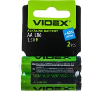 Алкалиновый элемент питания Videx, АА/LR6 2 in на блистере VID-LR6-2SC