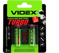 Элемент питания VIDEX TURBO АА 2 блистер карт VID-LR6T-2BC