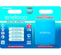 Аккумуляторы Panasonic eneloop BK-4MCCEC4BE 750mAh AAA R03 +футляр BL4 6165