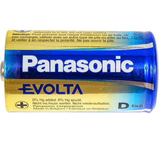 Батарейка Panasonic LR20 EVOLTA BL2 6604