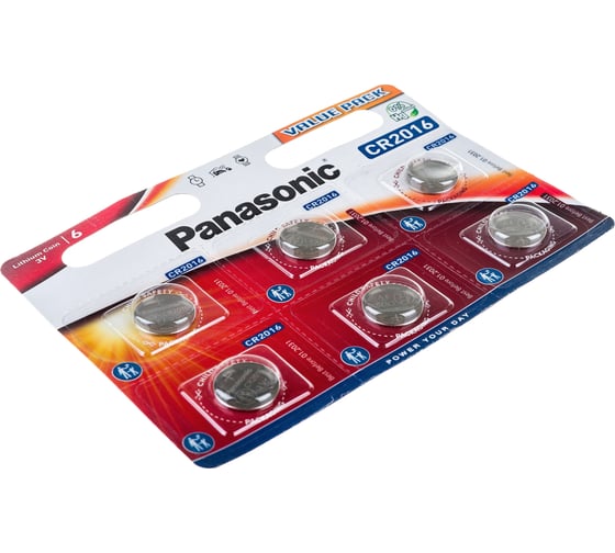 Батарейка Panasonic Power Cells CR2016 B6 7368