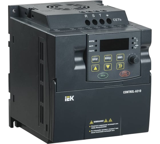 Преобразователь частоты IEK CONTROL-A310 380В 3Ф 3,7кВт 8,8A CNT-A310D33V037TEZ