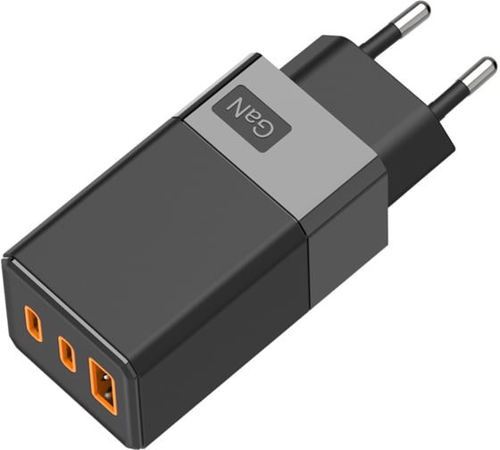 Сетевое зарядное устройство REXANT USB-A и 2 USB-C, 65Вт 18-2209