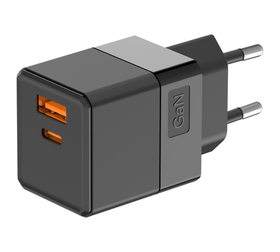 Сетевое зарядное устройство REXANT с двумя портами USB-A и USB-C, 35Вт 18-2208