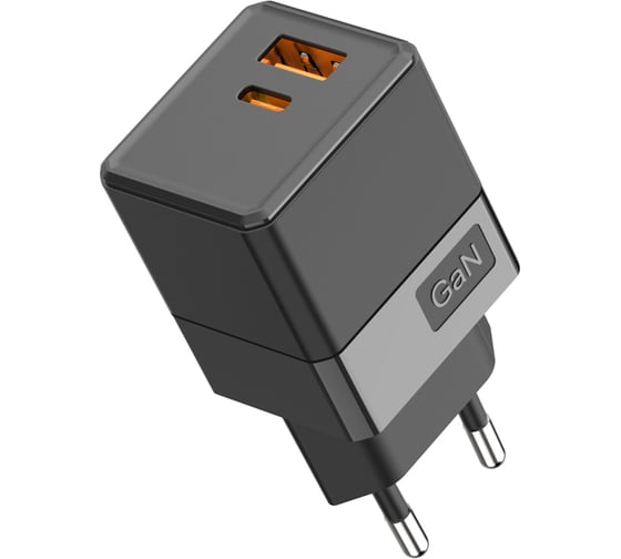 Сетевое зарядное устройство REXANT с двумя портами USB-A и USB-C, 35Вт 18-2208