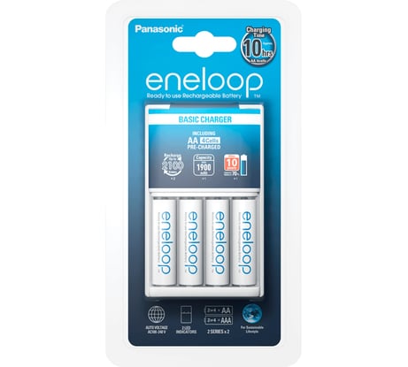 Зарядное устройство Panasonic K-KJ51MCC40E Basic Charger + 4AA1900mAh BL1 УТ-00000264 УТ-00000264