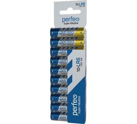 Батарейки Perfeo LR6/10SHRINK CARD Super Alkaline 30008804
