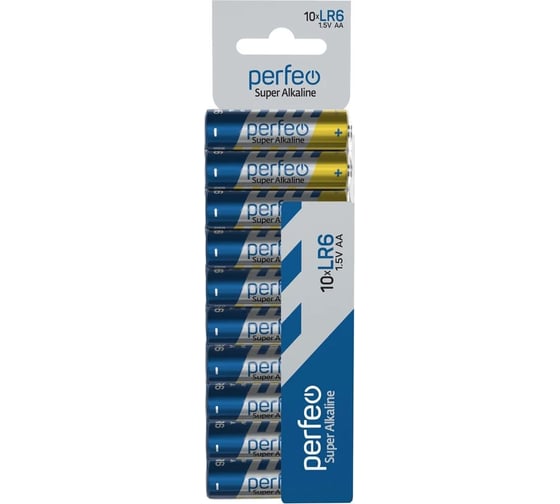 Батарейки Perfeo LR6/10SHRINK CARD Super Alkaline 30008804