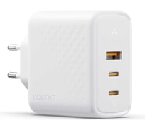 СЗУ VOLTME Revo 100CCA USB-C+USB-С+USB-A, GaN, 100W, PD3.0, QC4.0+, белый V1103