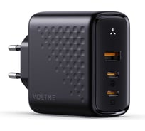 СЗУ VOLTME Revo 100CCA USB-C+USB-С+USB-A, GaN, 100W, PD3.0, QC4.0+, черный V1102