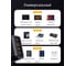 СЗУ VOLTME Revo 100CCA USB-C+USB-С+USB-A, GaN, 100W, PD3.0, QC4.0+, черный V1102 5