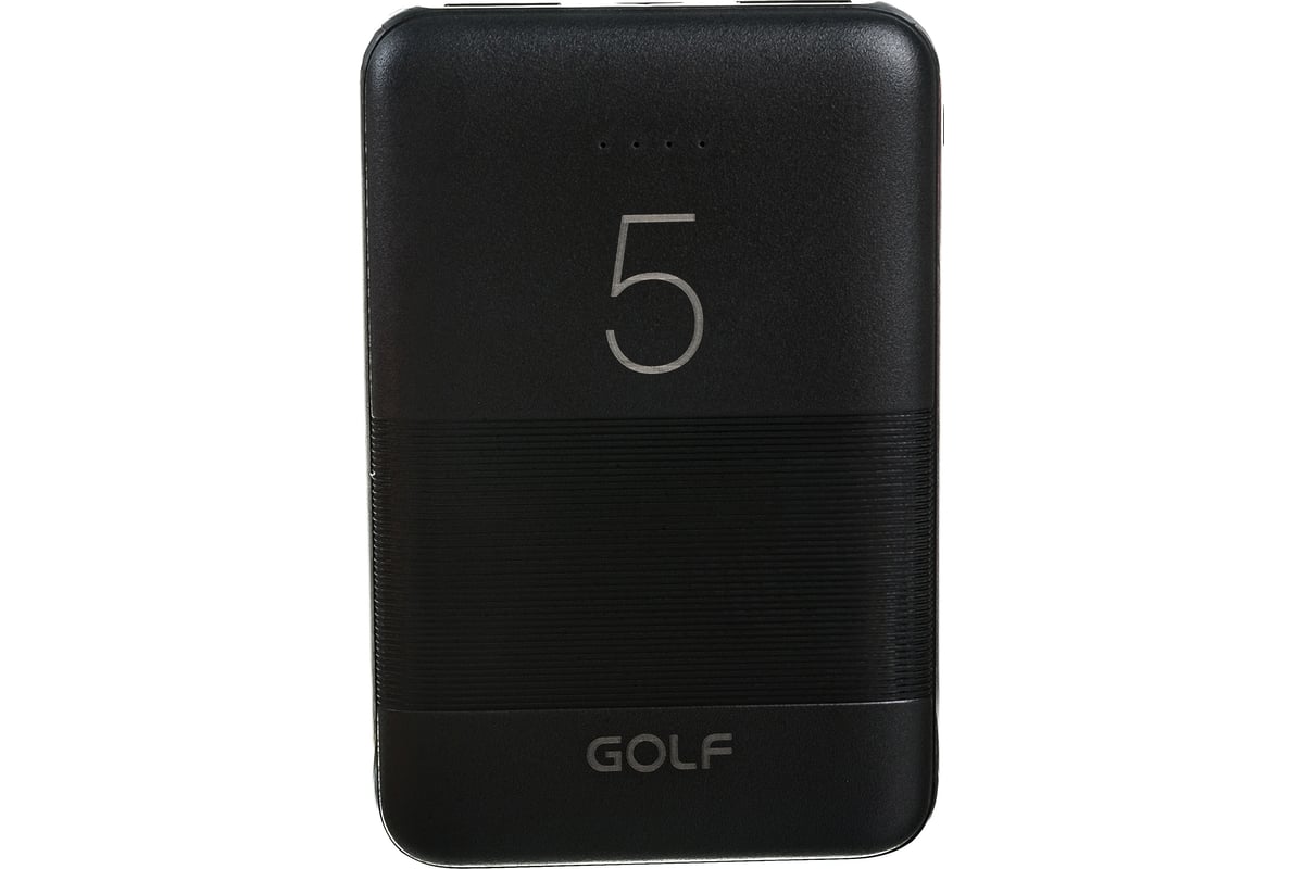 Внешний аккумулятор GOLF G95 Powerbank 5000 mah Black 30015093