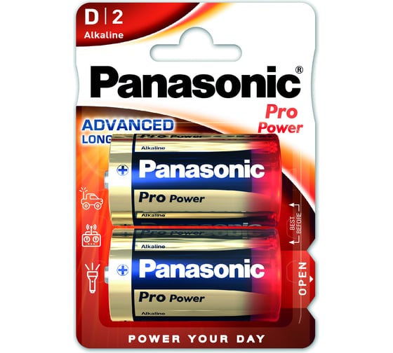 Элементы питания Panasonic LR20 PRO POWER BL2 7451
