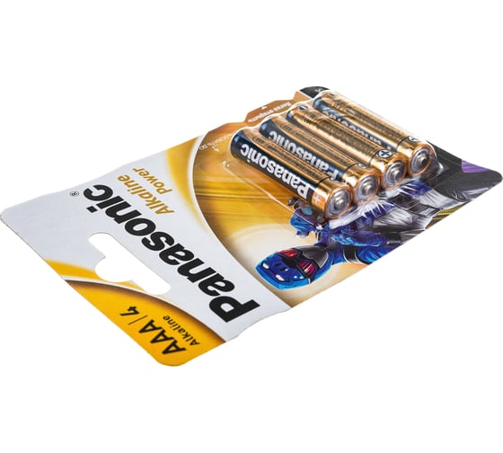 Элементы питания Panasonic, LR03 Alkaline Power BL4 PR УТ-00000516