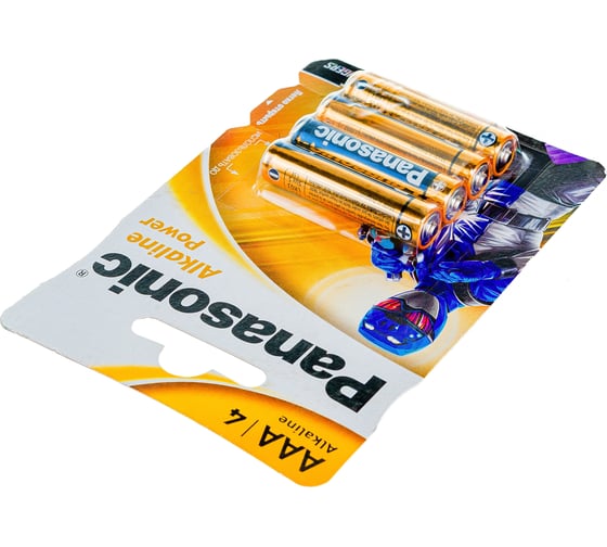 Элементы питания Panasonic, LR03 Alkaline Power BL4 PR УТ-00000516