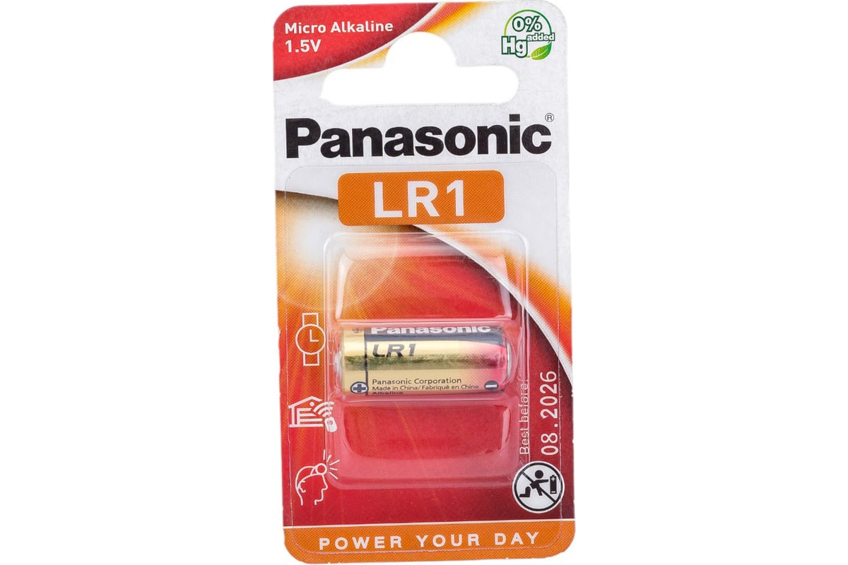 Элемент питания Panasonic LR1L/1BE 7434 - выгодная цена, отзывы,  характеристики, фото - купить в Москве и РФ