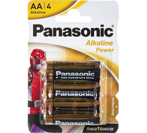 Элементы питания Panasonic LR6 Alkaline Power BL4 PR УТ-00000517