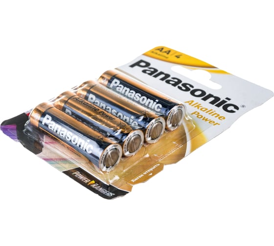 Элементы питания Panasonic LR6 Alkaline Power BL4 PR УТ-00000517