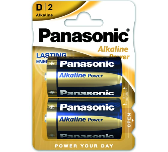Элементы питания Panasonic LR20 Alkaline Power BL2 5875 1