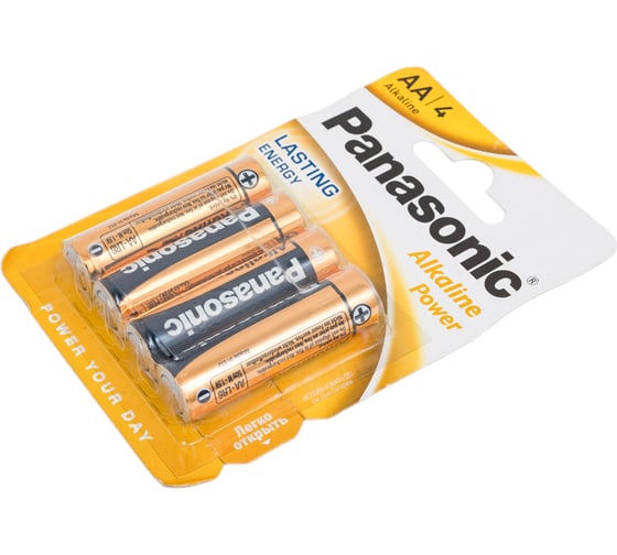 Элементы питания Panasonic LR6 Alkaline Power BL4 3008
