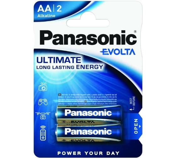 Элементы питания Panasonic LR6 EVOLTA BL2 6603