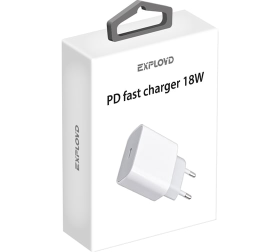 Сетевое зарядное устройство Exployd PD Type-C 18W QC 3.0 белый EX-Z-1165