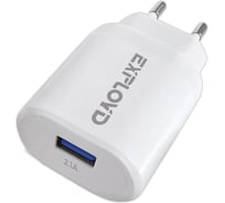 Сетевое зарядное устройство Exployd 1 USB 2.1 A белый EX-Z-973