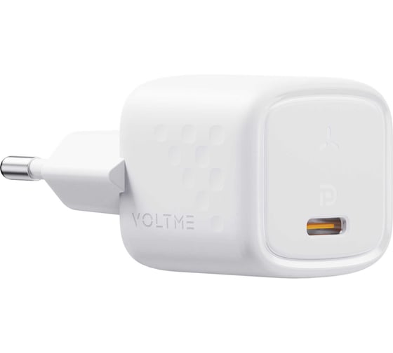 СЗУ VOLTME Revo 30C Mini USB-C, GaN, 30W, PD3.0, QC4.0+, белый V1095