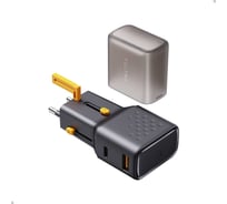 СЗУ VOLTME VITO 35CA EzTravel Universal Travel Plug, USB-C+USB-A, GaN, 35W, Черный F4025