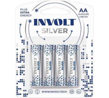 Батарейки INVOLT SILVER AA (LR6) 4B 930037
