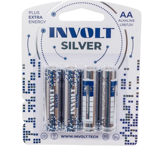 Батарейки INVOLT SILVER AA (LR6) 4B 930037